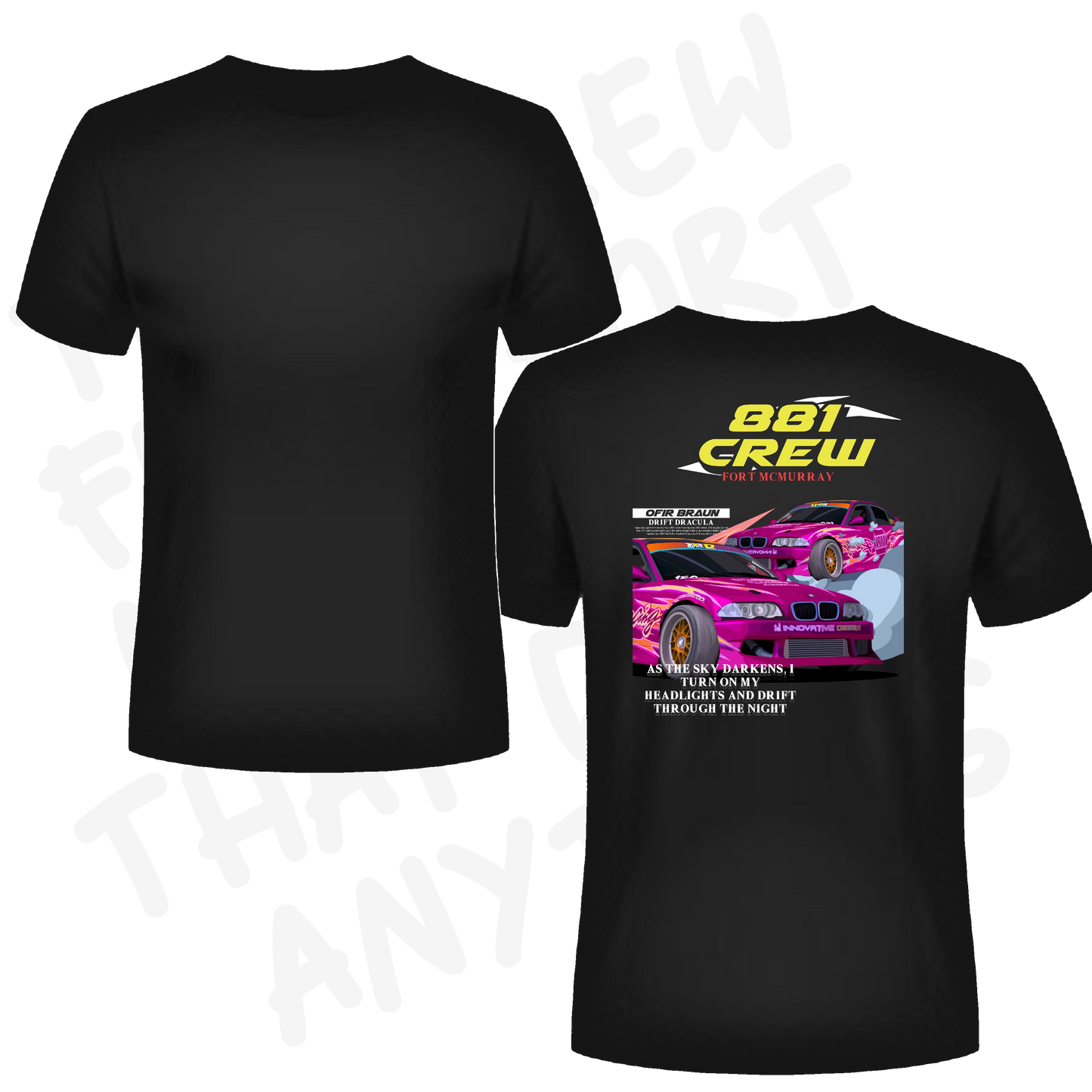 T-SHIRT - Drift Dracula Car